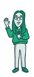A drawing of Ali